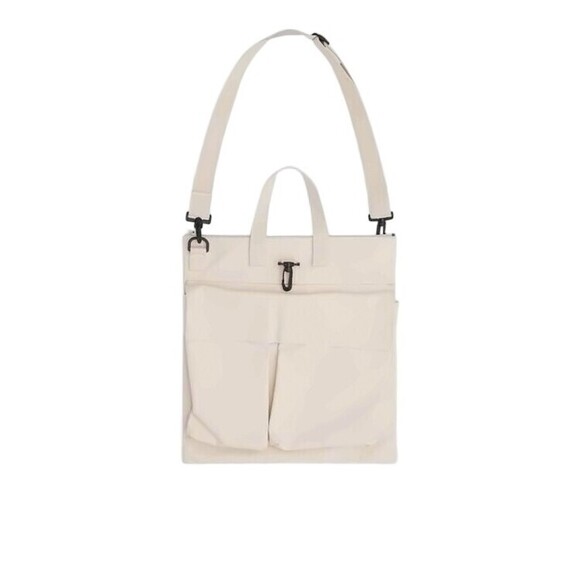 Comme Des Garçons Cotton Tote Bag With Front Pockets - NWT